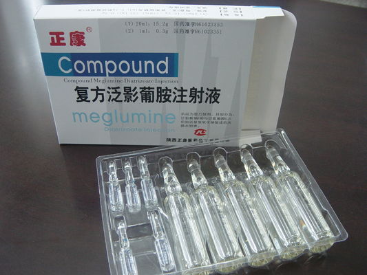 Un buon prezzo. Meglumina di 76% Diatrizoate ed iniezione 20ml del sodio di Diatrizoate: 15.2g in linea