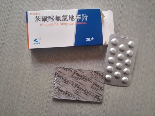 Un buon prezzo. L'amlodipina antipertensiva angiospastica 5mg di besilato 5mg di amlodipina di angina riduce in pani in linea